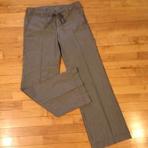 j crew striped wide leg pants